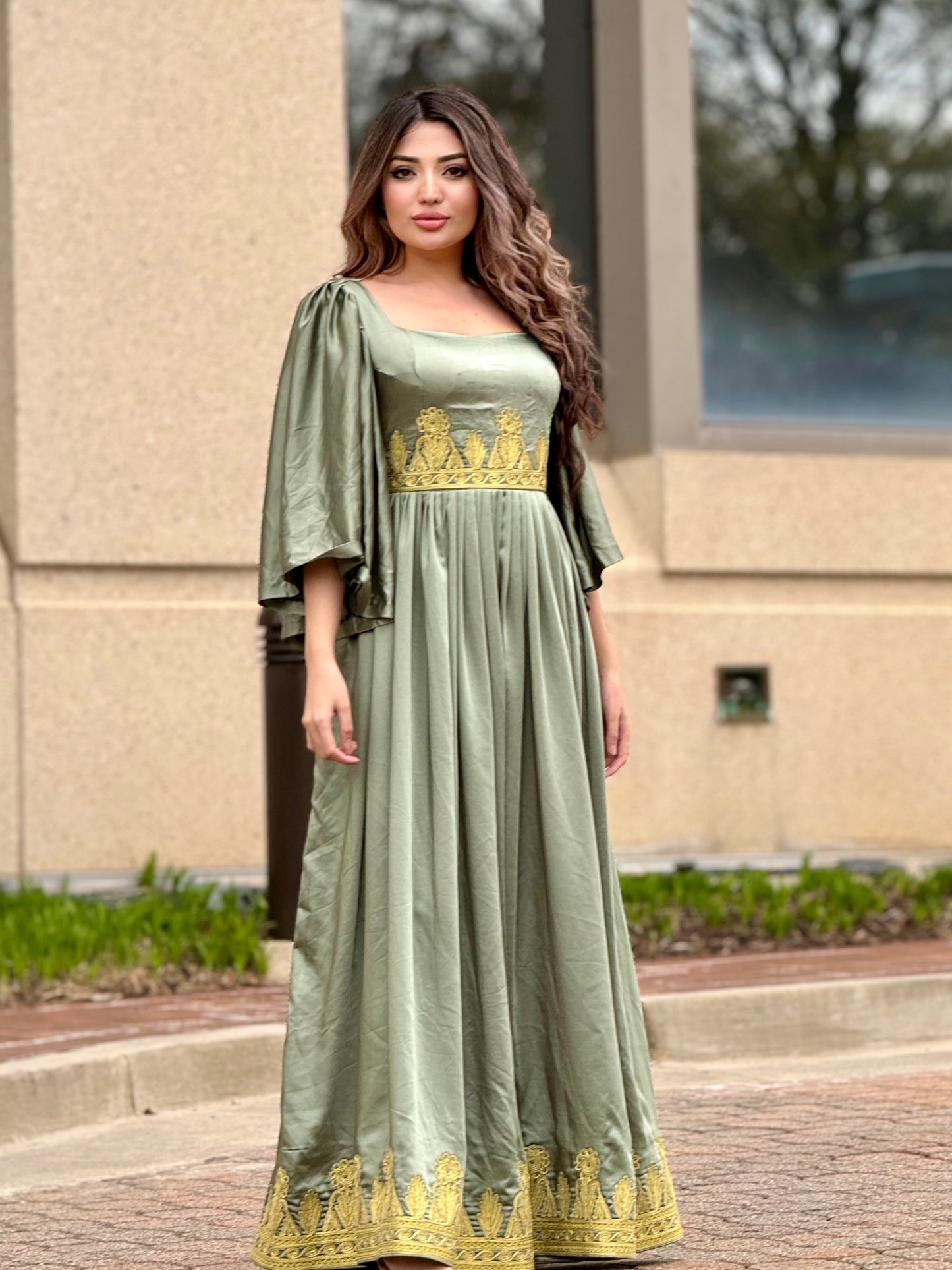 Jasmine Dress - Green