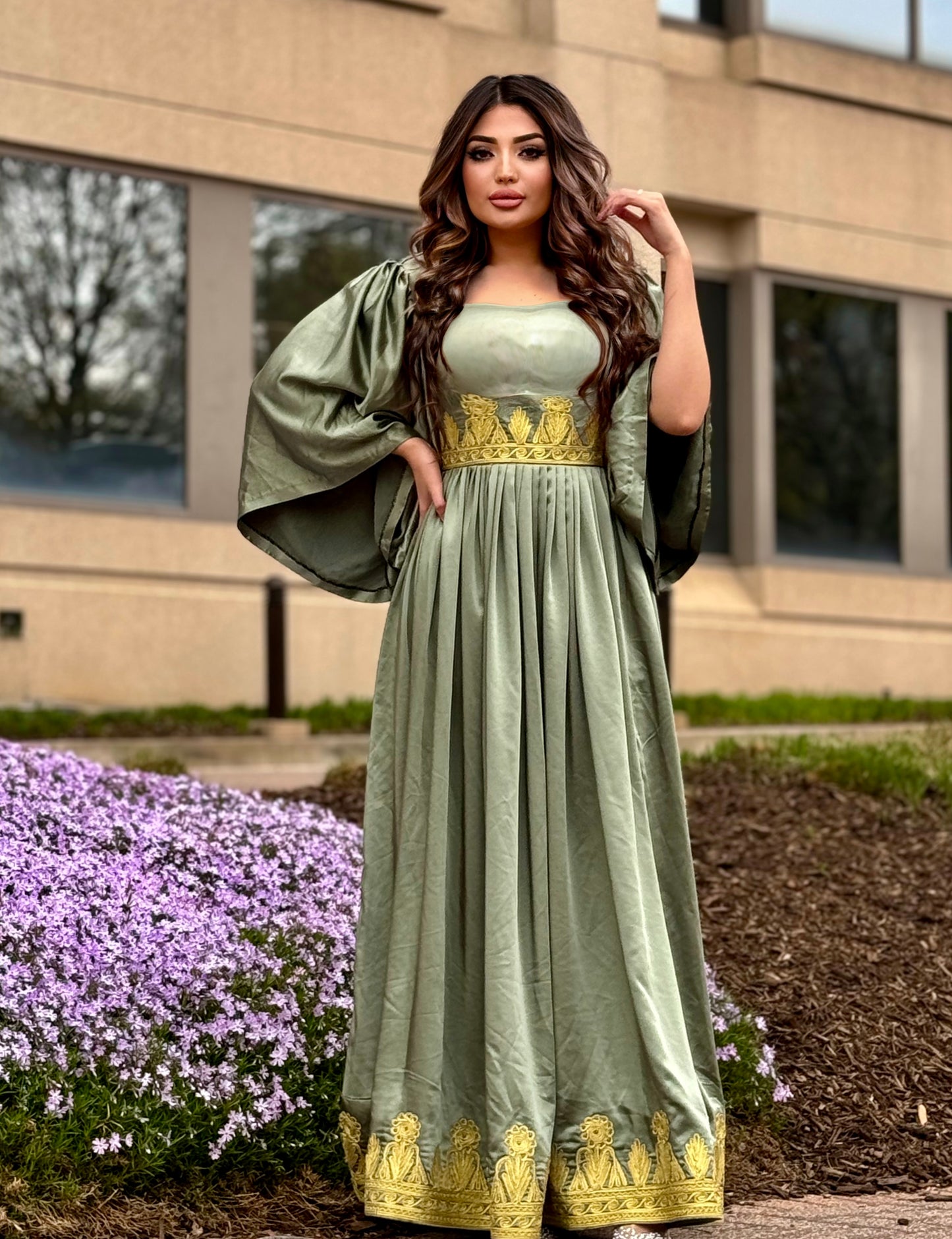 Jasmine Dress - Green