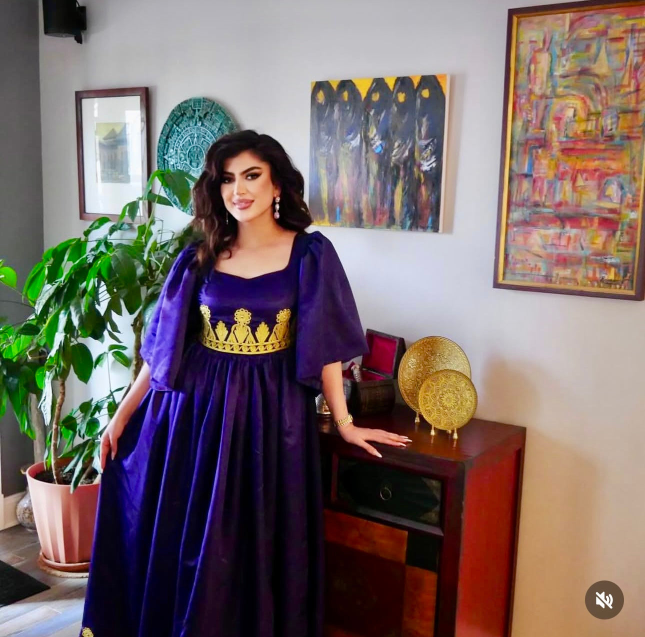 Jasmine Dress - Purple