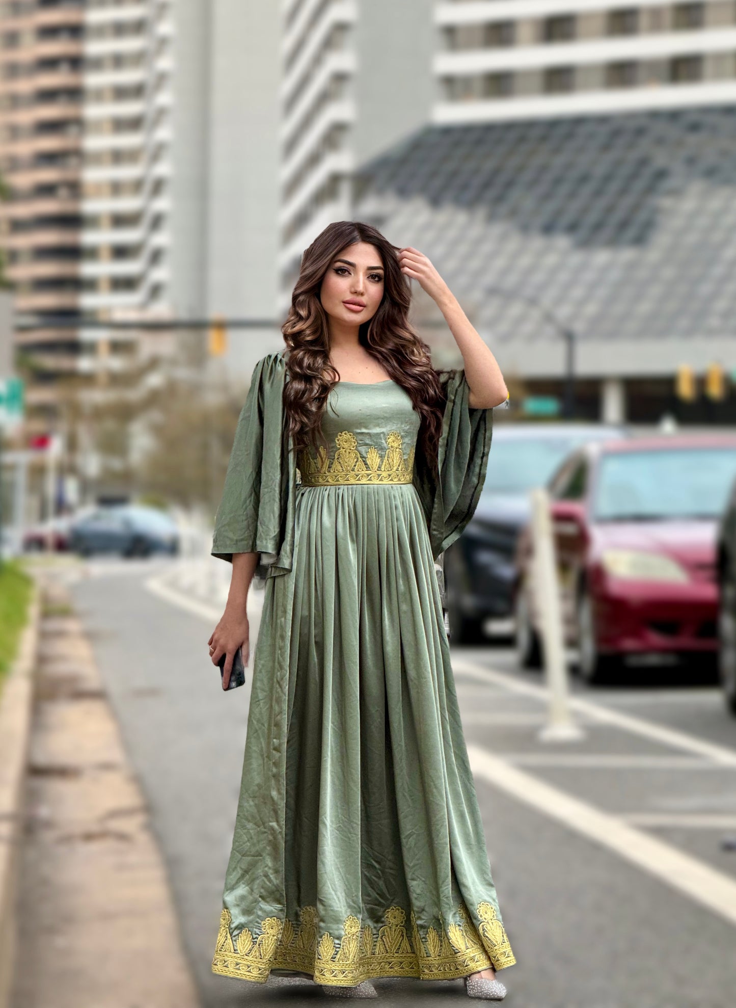 Jasmine Dress - Green