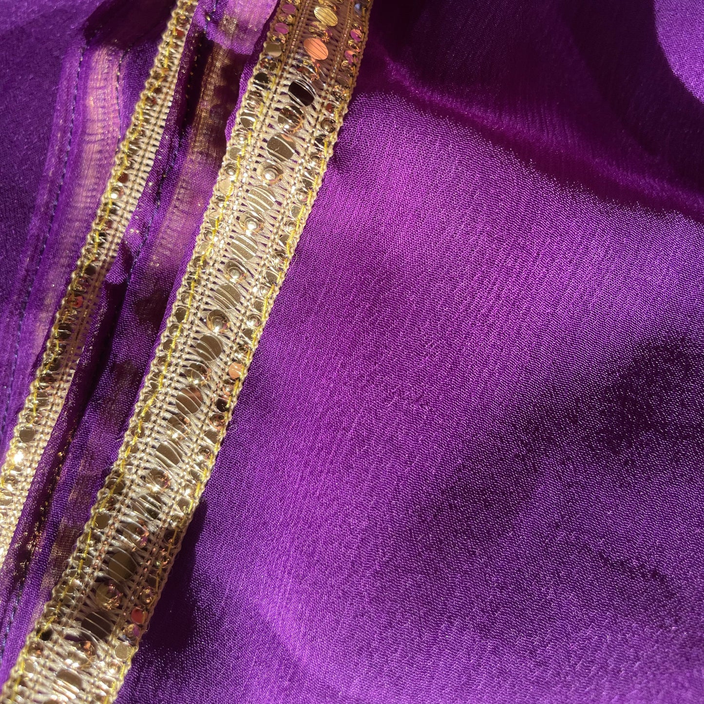 Purple Gaj Shawl