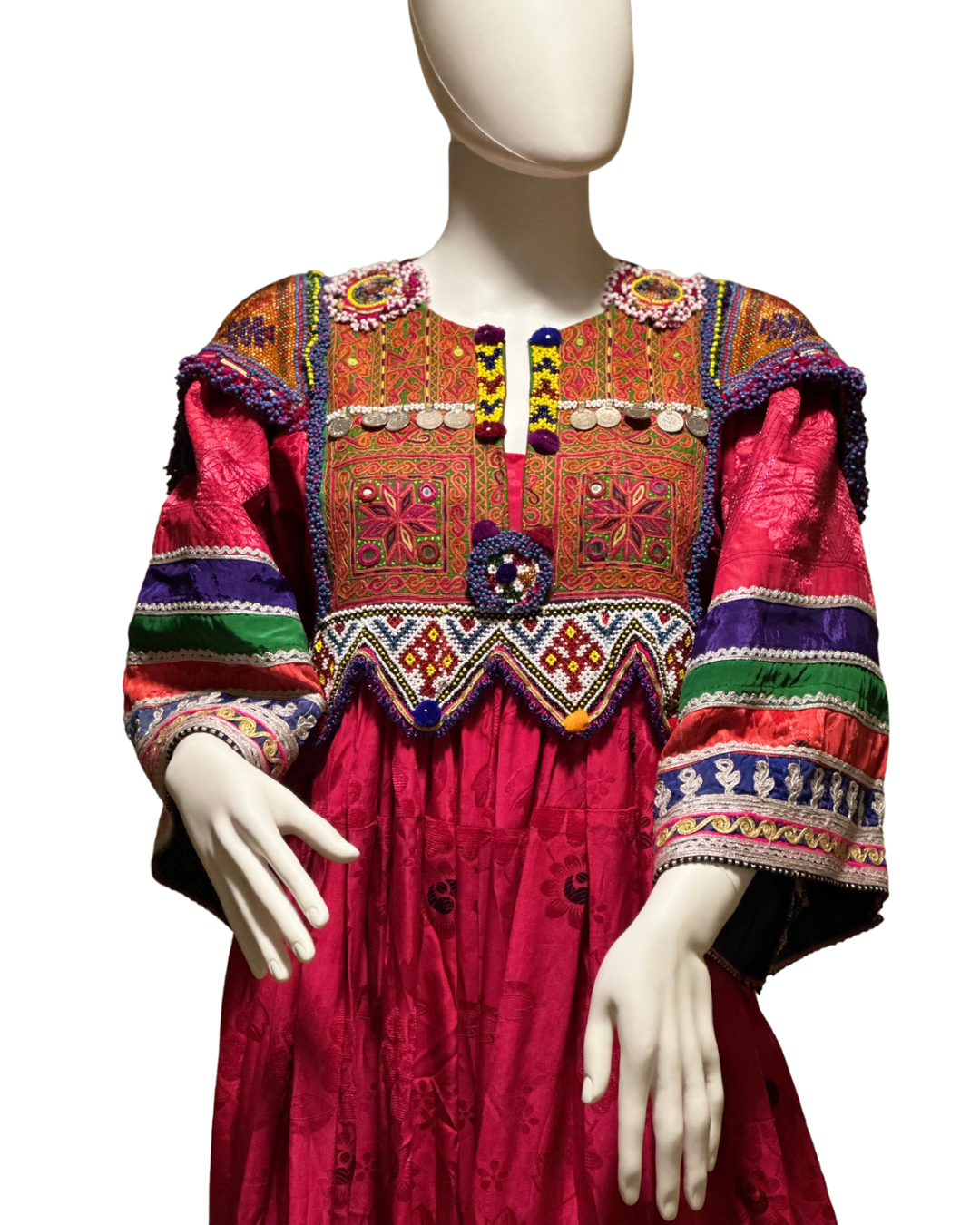 Punch Pink - Afghan Dress