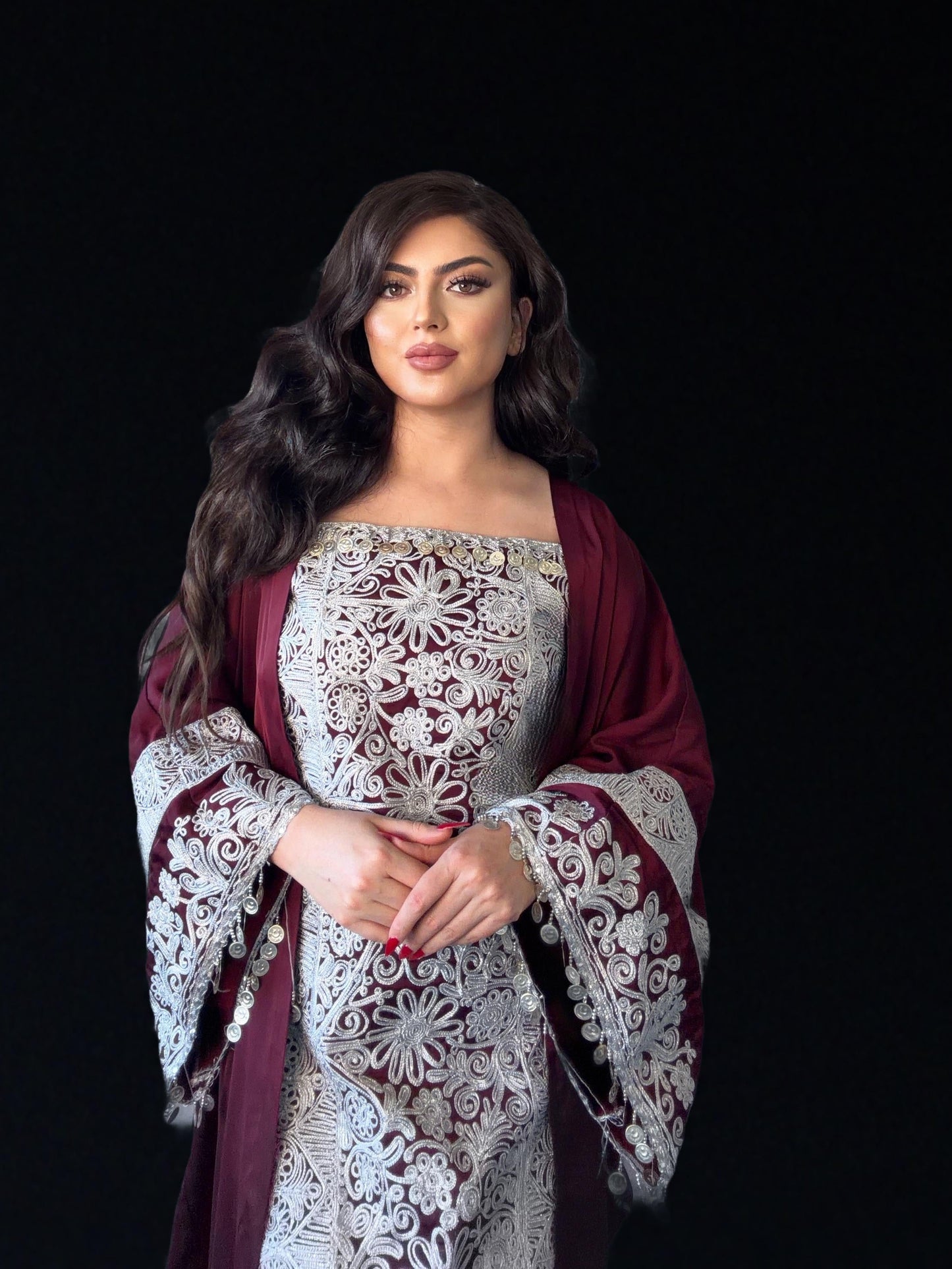 Arabic-Inspired Two-Piece Party Dress