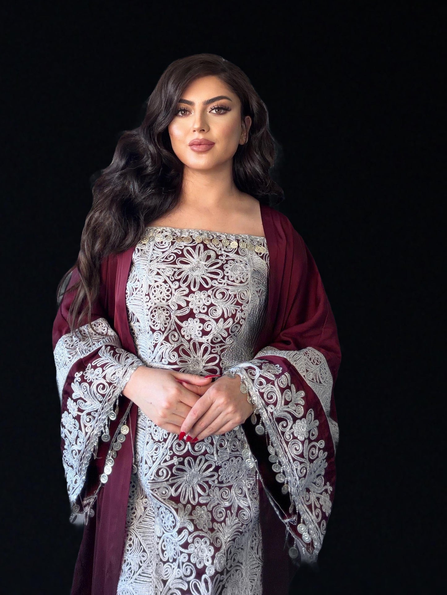 Arabic-Inspired Two-Piece Party Dress