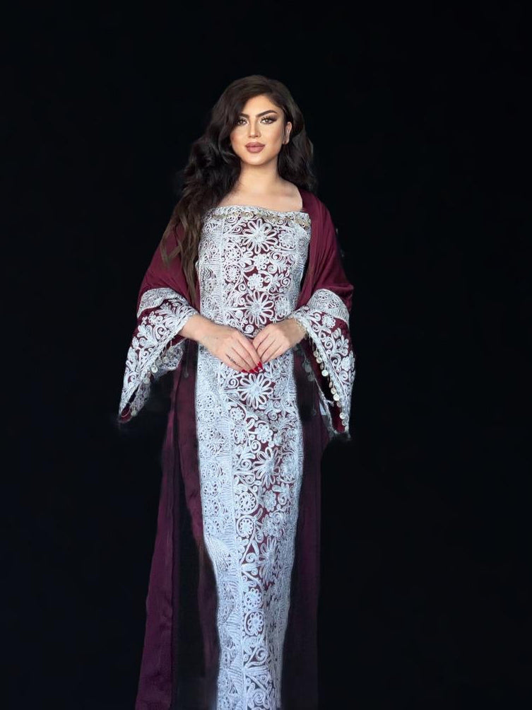 Arabic-Inspired Two-Piece Party Dress