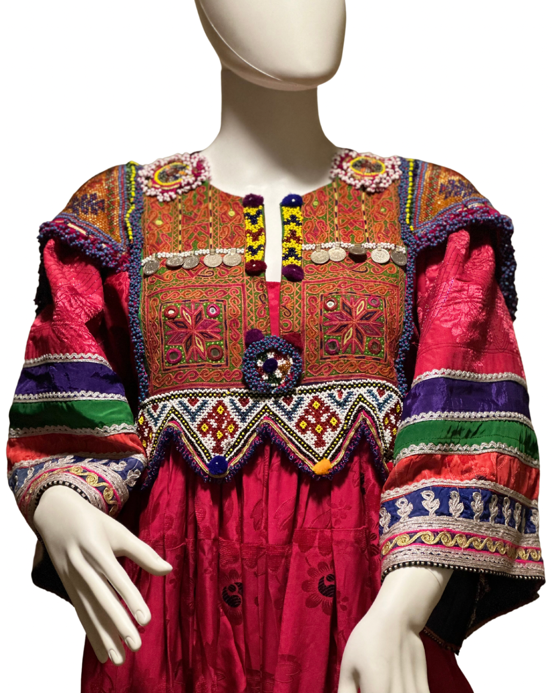 Punch Pink - Afghan Dress